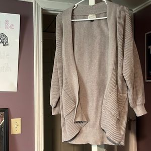 Soft tan cardigan
